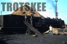 35mm Slide INDIAN Railways Steam Loco 4167 c1970s Original