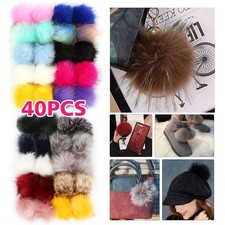 40pack 10cm DIY Women Faux Fur