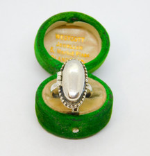 Sterling Silver Beaded Edge