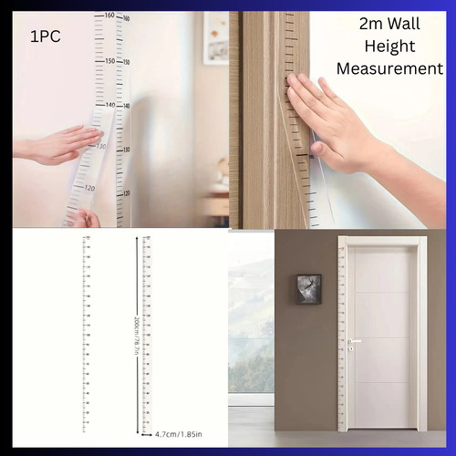 Growth height chart ruler - 2m,