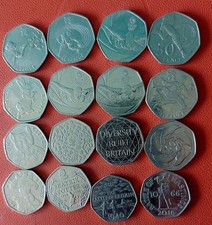 Collectable And Rare 50p Coins