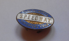 SOUTHAMPTON  SPEEDWAY SUPPORTERS CLUB  ENAMEL BADGE  by GROOK &CO KEW