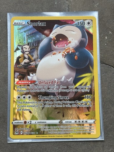Snorlax tg10 tg30 pokemon - snorlax, lost