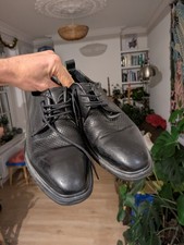 Ecco St 1 Hybrid Lite Leather Men's Perforated Shoes. Worn One Time To A Wedding