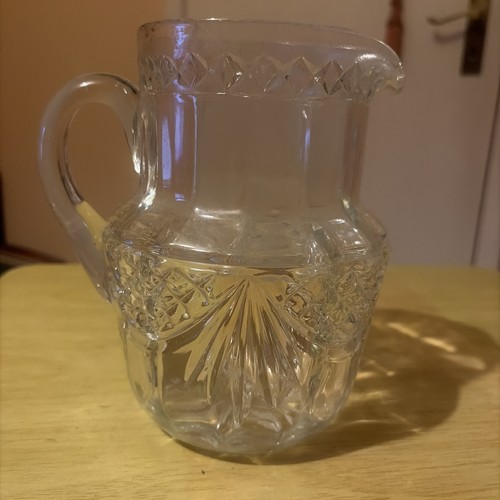 Vintage cut glass - water, jug