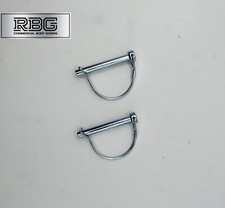 2x D Lock Pins - 10X70MM Wire