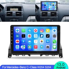 9" Car Radio Stereo For Mercedes Benz C Class 3 W204 S204 Android 13 GPS Sat Nav