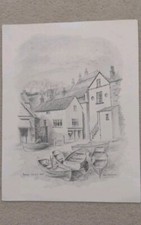 Robin Hood's Bay Pencil Sketch