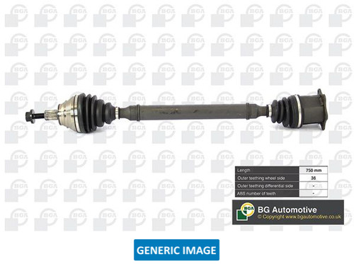 Drive shaft right front fits - right,