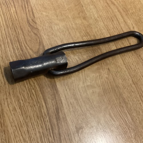 Vintage spark plug box - box, spanner