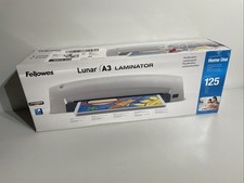New Fellowes Lunar A3 A4 A5 Laminator White 5716801 Upto 125 Micron Free Post