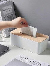 Table Wooden Tissue Box