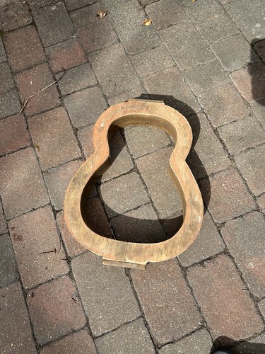Vintage wooden guitar mold - vintage,