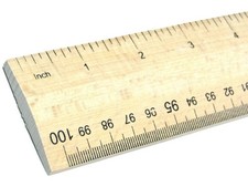 Wooden Rule 1 Meter Yard Stick