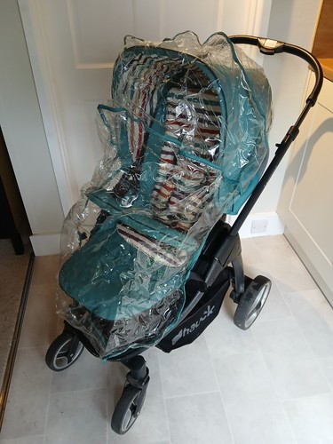 Pram and pushchair turquoise
