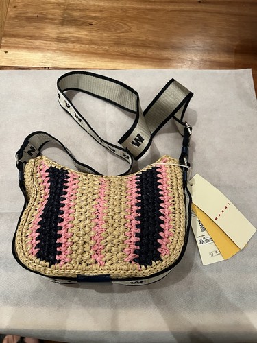 Marni small bey raffia - marni,