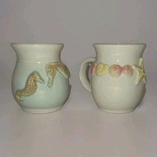 Studio Pottery Mugs Sea Horse