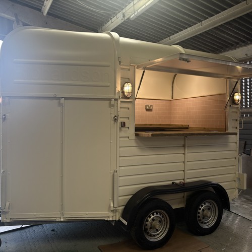 Converted horse box trailer