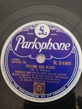 BESSIE SMITH YELLOW DOG BLUES 78RPM PARLOPHONE R2480