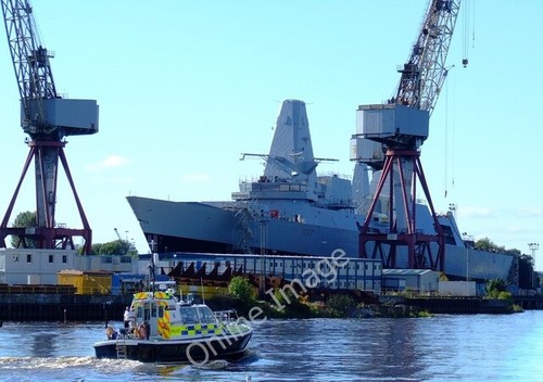 Photo 6x4 police boat the - police,