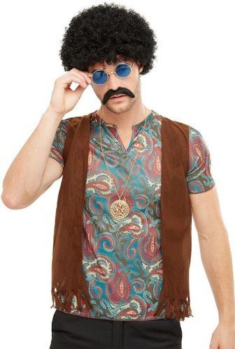 Hippie wig tash - wig, +
