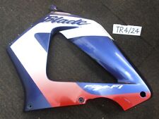 Honda CBR900 RR Fireblade 2000-01 LHS Left Side Mid Fairing Panel - Cracked 4/24
