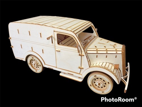 Laser cut wooden 1952 - cut,