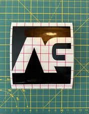 BURTON AG Logo Sticker / Black