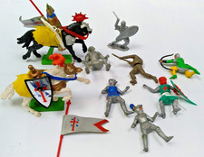 Britains Deetail Mounted Knight 1971 Foot Knights Bundle Medieval Soldiers Lot