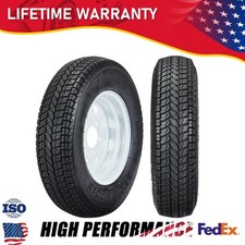 2Pcs Trailer Tire On Rim