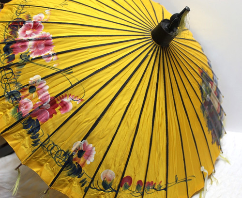 Vintage hand painted asian - hand,