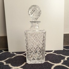 Crystal Cut Glass Square