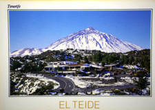 Postcard spain highest summit - highest,