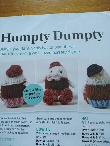 Humpty dumpty magazine pull - humpty,