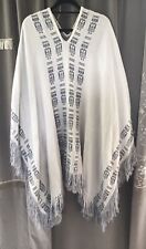 Vintage Handspun Wool Poncho Cape