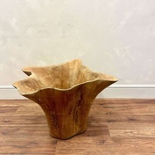 Large Root Planter Dug Out Handkerchief Style Sculpture Rustic Indoor Outdoor