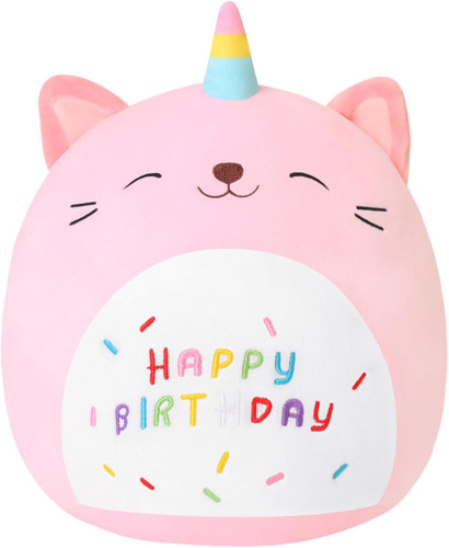 Cat plush pillow cute - pillow, 10"