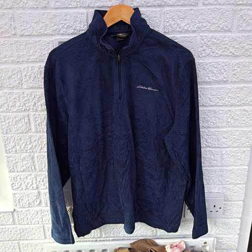 Eddie bauer men navy fleece - eddie, men's