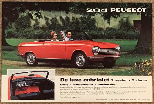 Peugeot 204 car - peugeot, sales