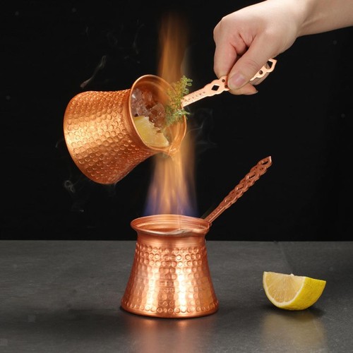 Turkish coffee pot - coffee, hammered