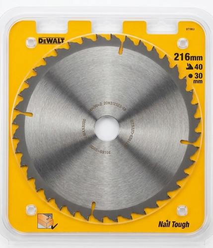 Dewalt dt1953 216mm 40t - dt1953-qz,