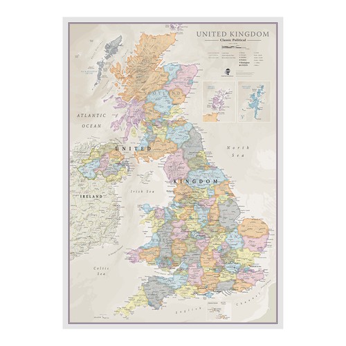 Map classic wall the - map,