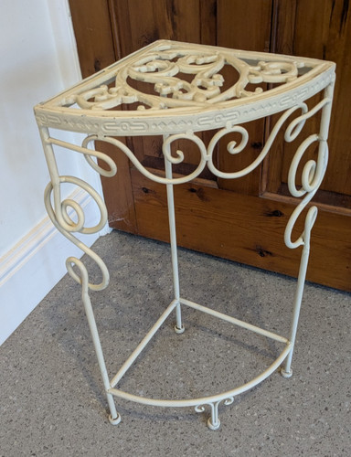 Wrought iron plant - lamp, stand