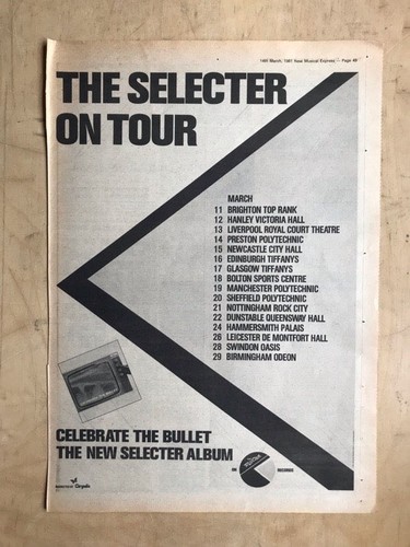 Selecter tour poster sized - poster,