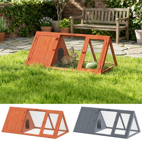 Rabbit hutch wooden - hutch,,