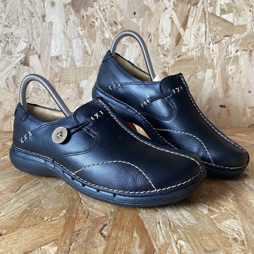 Clarks loop black leather - clarks,