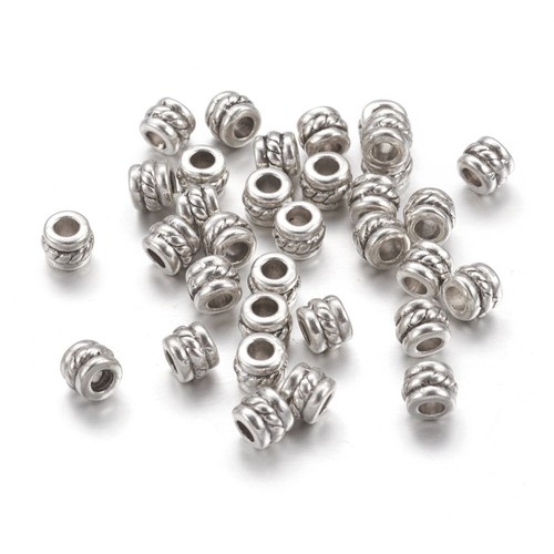 Spacer beads tibetan - spacer, silver