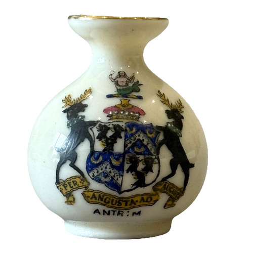 Crested china arcadian - crested, antrim