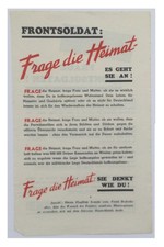 Original WW2 Allied Aerial Propaganda Leaflet. - Code ZG.75. - 1944.