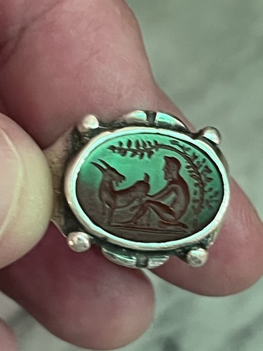 Satyr intaglio - satyr,,